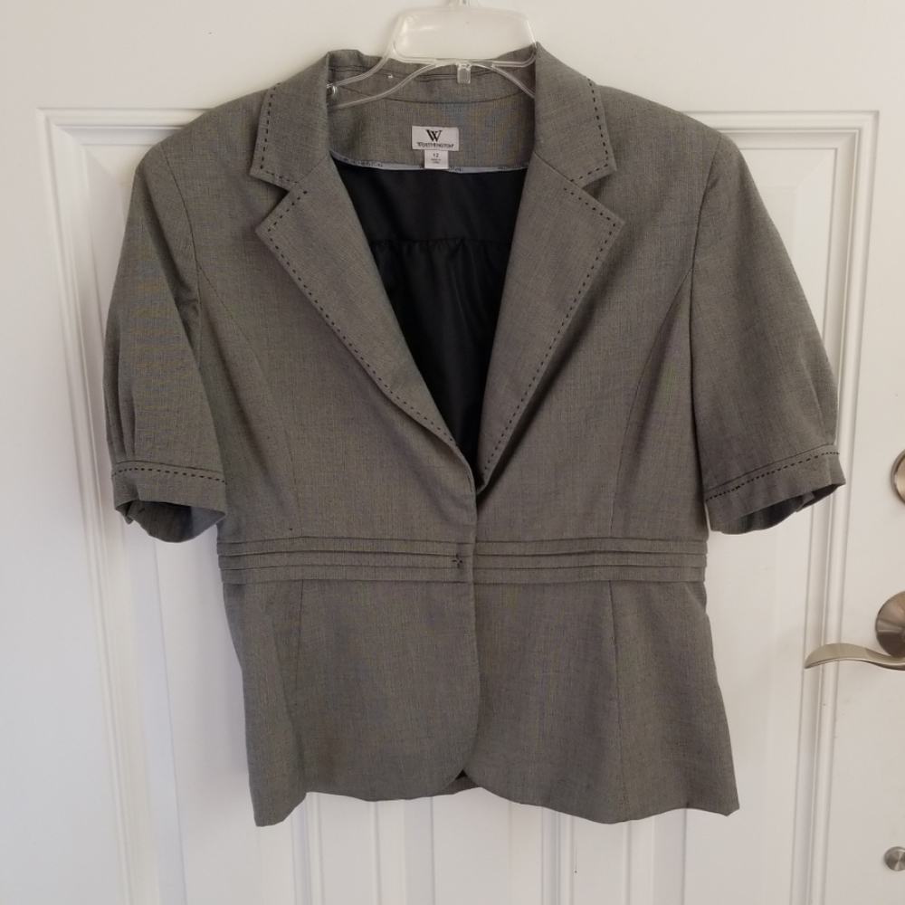 Worthington Short Sleeve Dress Jacket